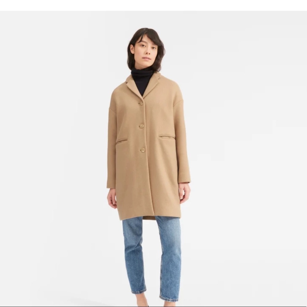 NWT Everlane Cocoon Coat Camel 0 00
